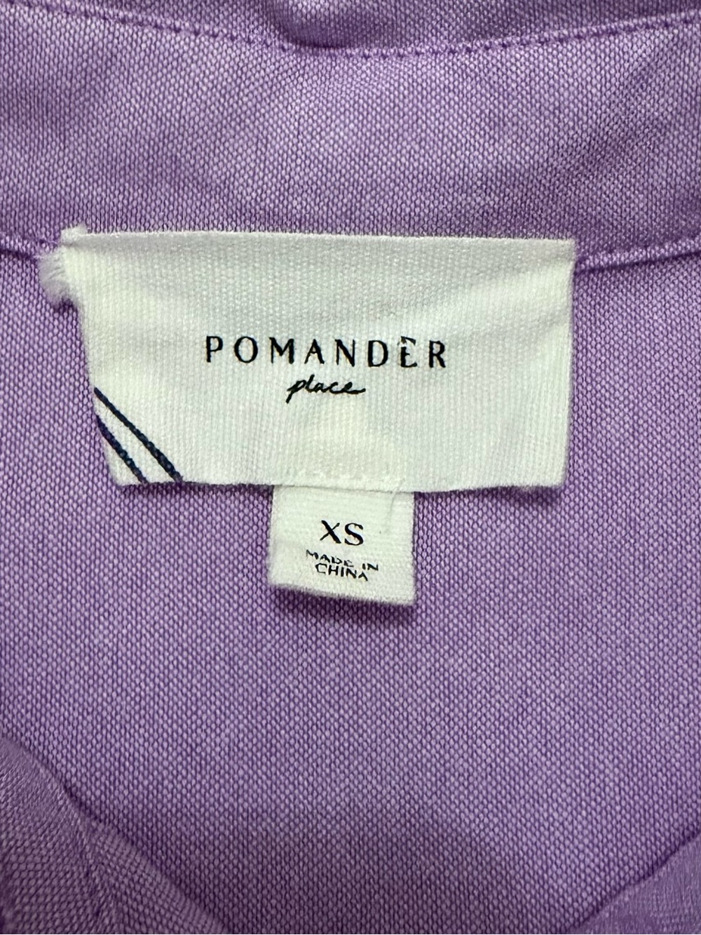 Tuckernuck POMANDER PLACE Oxford Harris in Lavender Purple Shirt Dress XS - Picture 5 of 7